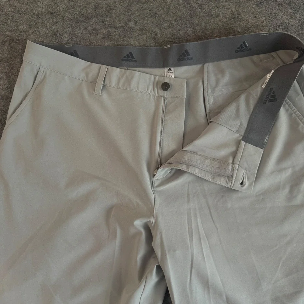 Adidas 40x8 Gray Primegreen Stretch Performance Mens Golf Shorts